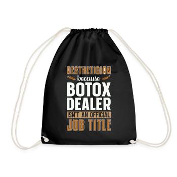 Esthéticienne Parce que Dealer Botox Cosmétologue - Sac de sport léger - noir - Devant