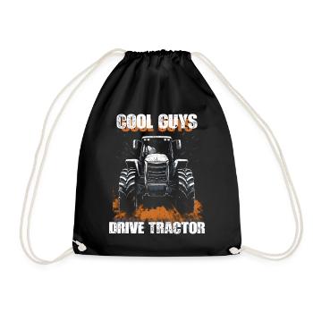Cool Boys conduisant un tracteur agriculteur cadeau agriculteur - Sac de sport léger - noir - Devant