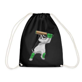 Badger Cricket Cricket Bat - Drawstring Bag - black - Front