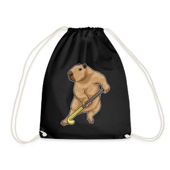 Hockey sur gazon de Capybara Stick - Sac de sport léger - noir - Devant