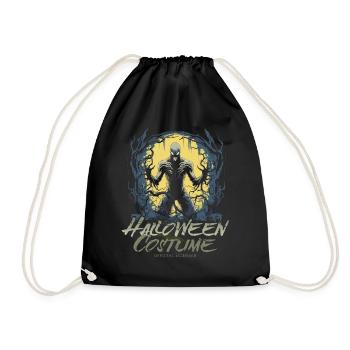 Dunkler Horror Zombie - Halloween Kostüm für Damen - Turnbeutel - Schwarz - Vorne