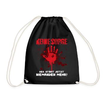 Don't Worry - Funny Halloween Costume for Women - Drawstring Bag - black - Front