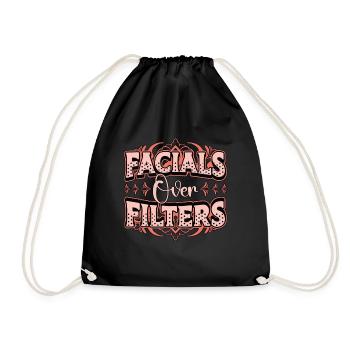 Esthéticienne Facial Over Filters Cosmétologue - Sac de sport léger - noir - Devant
