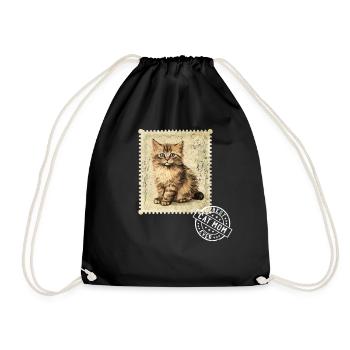 Chat Maman Chat Chat Timbre Chat Chat Mamans - Sac de sport léger - noir - Devant