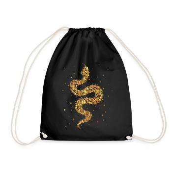Serpent Serpent Terrarium Cornet Serpent - Sac de sport léger - noir - Devant