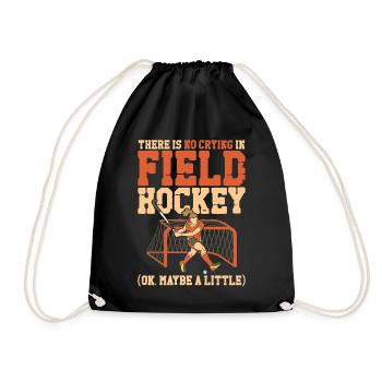 Hockey sur gazon Il n’y a pas de pleurs - Sac de sport léger - noir - Devant