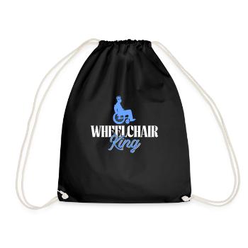 Fauteuil roulant Fauteuil roulant Handicap Drôle - Sac de sport léger - noir - Devant