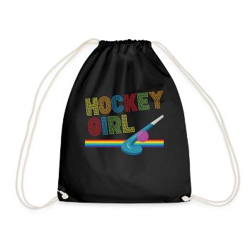 Hockey sur gazon Retro Hockey Fille - Sac de sport léger - noir - Devant