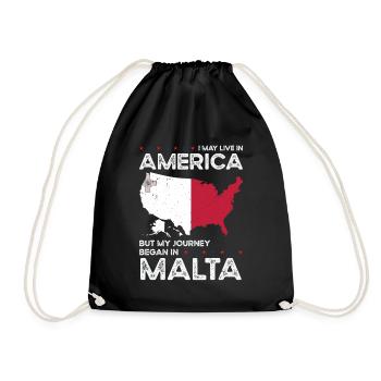 Maltais American Patriot États-Unis cultivé - Sac de sport léger - noir - Devant