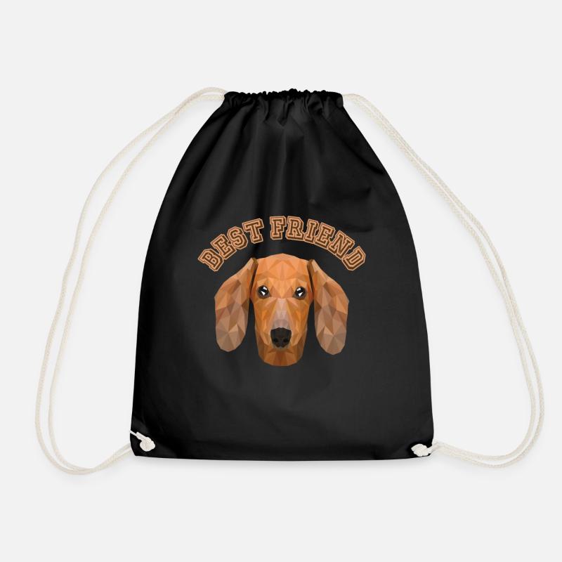 Best Friend Teckel Dachshund Hund Hundebesitzer - Turnbeutel - Schwarz