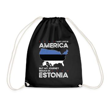Estonien américain Patriot USA Cultivé - Sac de sport léger - noir - Devant