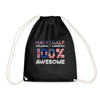 Icelandic American Patriot USA Grown - Sac de sport léger - noir - Devant