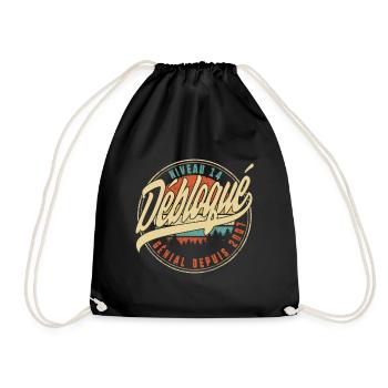 Niveau 14 Débloqué Génial Depuis 2007 Humour T - Drawstring Bag - black - Front
