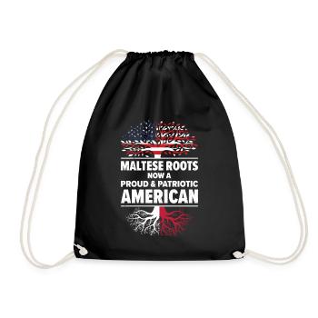Maltais American Patriot États-Unis cultivé - Sac de sport léger - noir - Devant