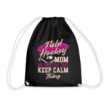 Hockey sur gazon Maman Hockey sur gazon Maman - Sac de sport léger - noir - Devant