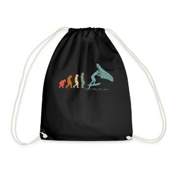 Wingfoil Surfer Wingfoiling Board Vintage - Sac de sport léger - noir - Devant
