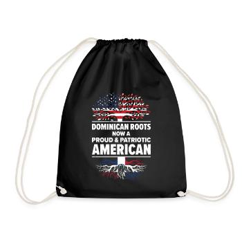 Patriote dominicain américain États-Unis - Sac de sport léger - noir - Devant
