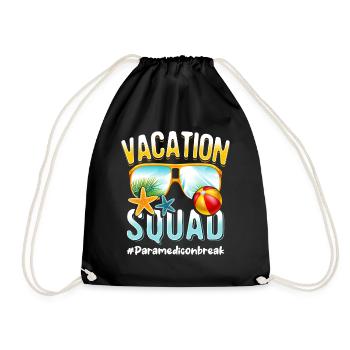 Escouade de vacances paramédic #Paramediconbreak - Sac de sport léger - noir - Devant