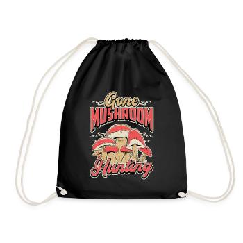 Chasse aux champignons Gone Mushroom Hunting Champignon - Sac de sport léger - noir - Devant
