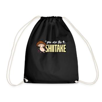 Mushroom Hunting You Are The Shiitake Mushrooming - Drawstring Bag - black - Front