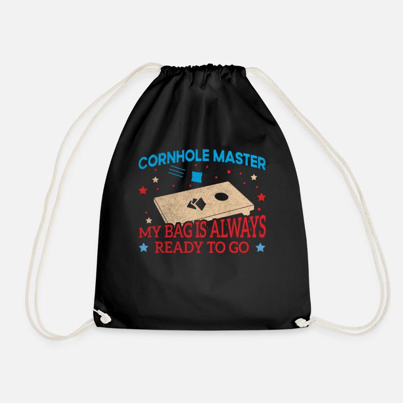 Cornhole Master My Bag Is Always Ready To Go - Turnbeutel - Schwarz