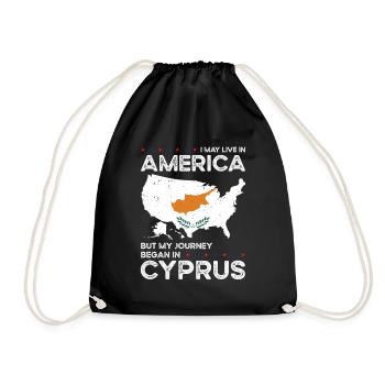 Chypriote Américain Patriote États-Unis - Sac de sport léger - noir - Devant