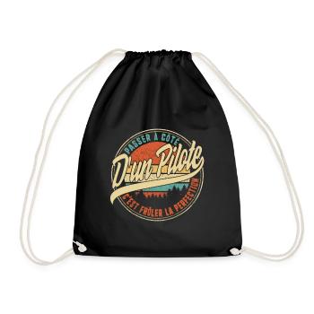Passer À Côté D'un Pilote C'est Frôler La - Drawstring Bag - black - Front