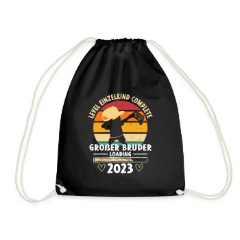 Großer Bruder 2023 Loading Complete Gamer - Turnbeutel - Schwarz - Vorne