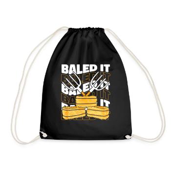 Baled It Agriculture Agriculteur biologique Agriculteur - Sac de sport léger - noir - Devant