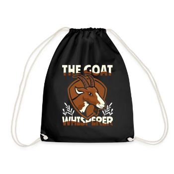 Le Goat Whisperer Agriculture Agriculteur biologique Agriculteur - Sac de sport léger - noir - Devant