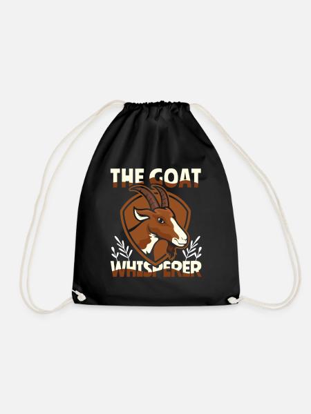 Le Goat Whisperer Agriculture Agriculteur biologique Agriculteur - Sac de sport léger - noir