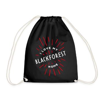 Black Forest Village Nature Lover Black Forest Village - Drawstring Bag - black - Front
