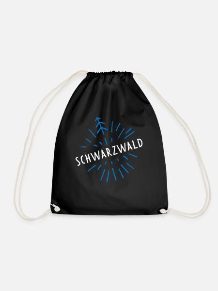 Schwarzwald Landleben Markgräflerland Freiburg - Turnbeutel - Schwarz