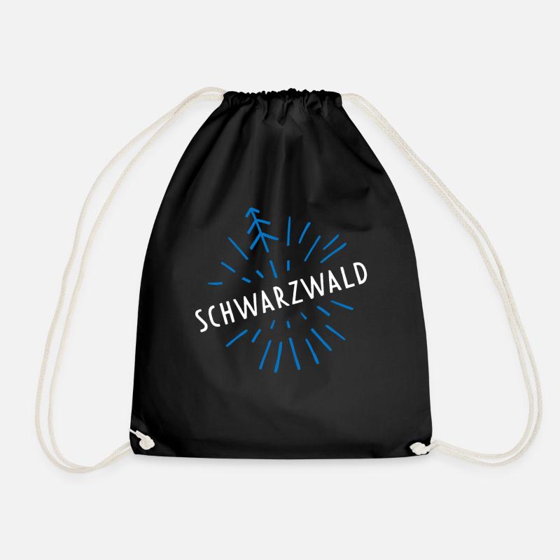 Schwarzwald Landleben Markgräflerland Freiburg - Turnbeutel - Schwarz