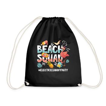 Électricien Vacances Beach Group - Sac de sport léger - noir - Devant