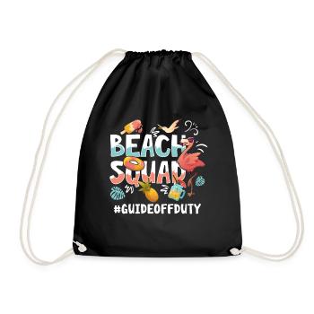 Guide Vacances Plage Groupe - Sac de sport léger - noir - Devant
