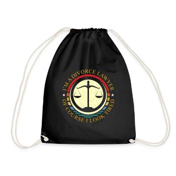 I'm A Divorce Lawyer Of Course Marriage Separation - Drawstring Bag - black - Front