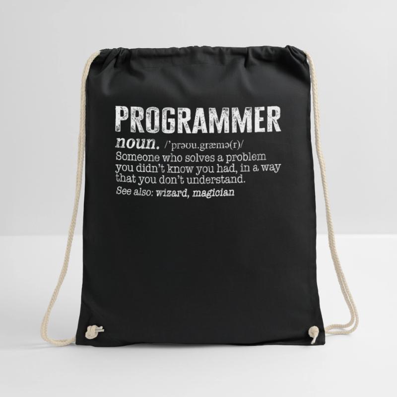 Programmierer-Shirt, Programmierer-Substantiv Jemand, der Turnbeutel