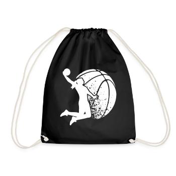 Beach Volleyball Beach Volleyball Women - Drawstring Bag - black - Front
