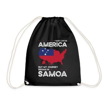 Patriote américain samoan États-Unis - Sac de sport léger - noir - Devant