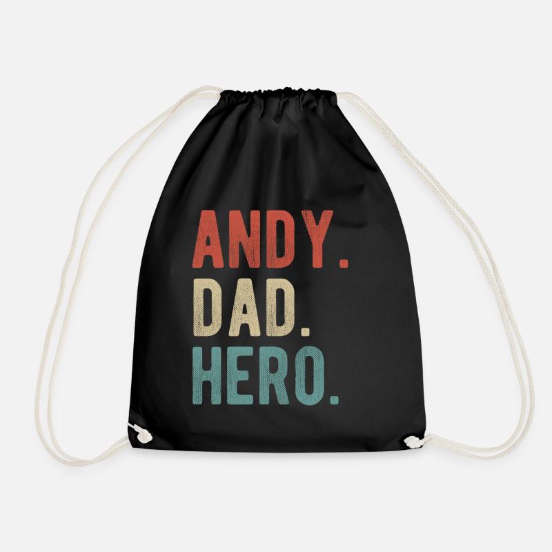Andy Papa Held - Turnbeutel - Schwarz
