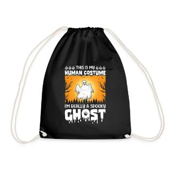 Drôle de fantôme d’Halloween - Je suis vraiment un fantôme effrayant - Sac de sport léger - noir - Devant