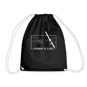 Michelangelo Création d’Adam Kendo Kata Kenjutsu - Sac de sport léger - noir - Devant