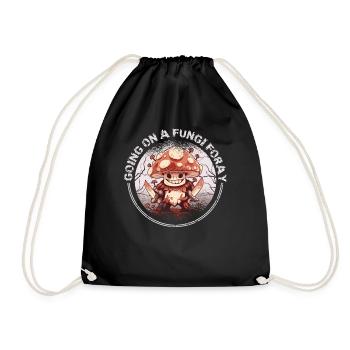champignons, cueilleurs de champignons, champignons, producteurs, champignons drôles - Sac de sport léger - noir - Devant