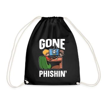 Analyste en programmation de cybersécurité devenu phishin' - Sac de sport léger - noir - Devant