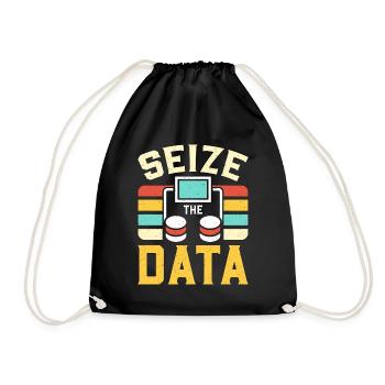 Data Analyst Seize The Data Programming Analyst - Drawstring Bag - black - Front