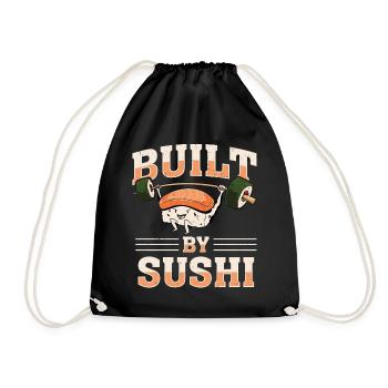 Japonais Nourriture Sushi Amateur Bodybuilder - Sac de sport léger - noir - Devant
