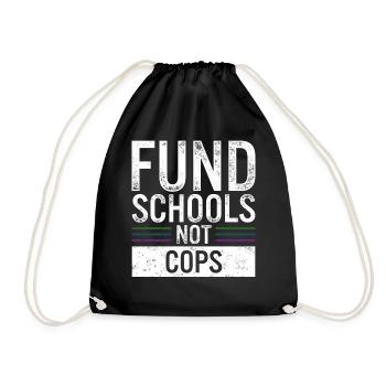 Chemise anti-Police, fonds écoles pas flics Vintage - Sac de sport léger - noir - Devant