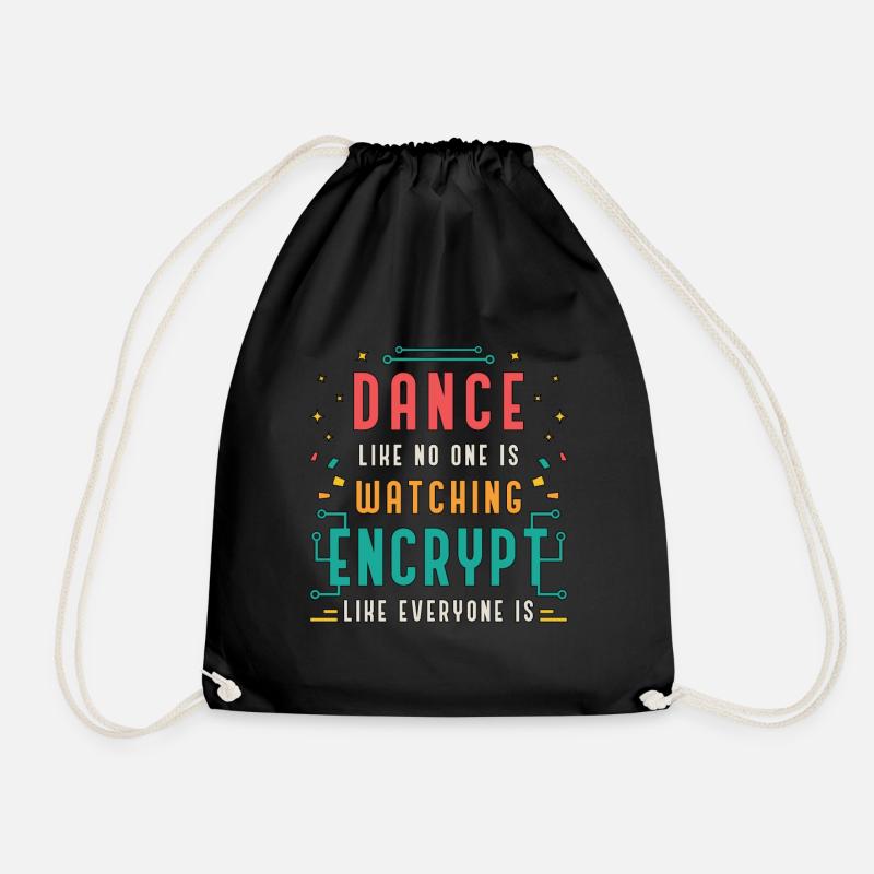 Cybersecurity Dance Like No One Is Programming - Turnbeutel - Schwarz