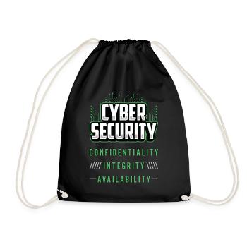 Analyste de la cybersécurité, de la confidentialité, de l’intégrité - Sac de sport léger - noir - Devant